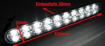 BLUETECH Tagfahrlicht Set mit 24 LEDs inkl Steuerung mit Startautomatik und Dimmfunktion nach R87 Zulassung.Setpreis