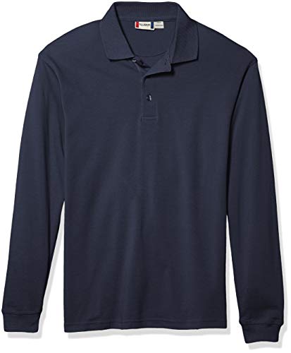 Clique Men's Long-Sleeve Evans Pique Polo