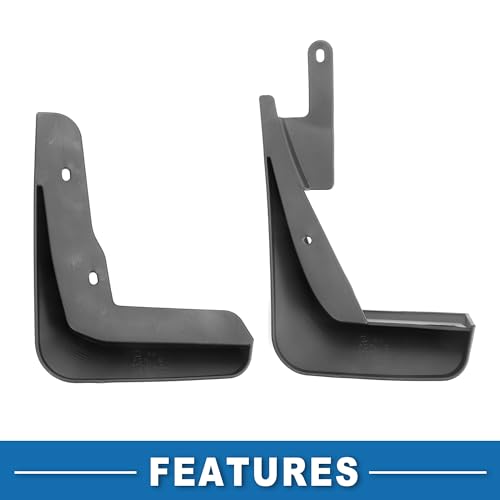 Image of Mud Flap Splash Guard with Mount Accessories Front & Rear Side Mud Guard for Lexus IS200t Base Sedan 2016-2016 (Set of 4)