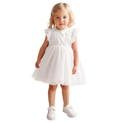 AGQT Baby Girls Tulle Tutu Dress Sleeveless Party Dress Size 6M-5T