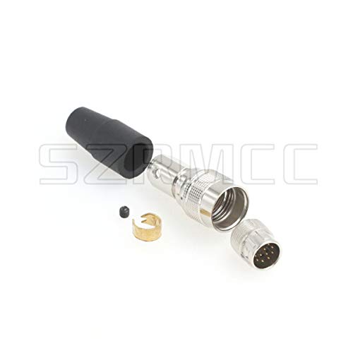 Conector circular macho y hembra Hirose 12 pines SZRMCC miniatura 3