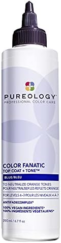 Pureology Color Fanatic Top Coat – Blue High-Gloss Toner, 6.7 fl oz