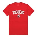 Edinboro University Fighting Scots Arch Tee, Red, Large