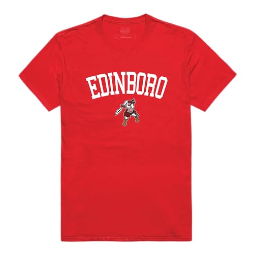 Edinboro University Fighting Scots Arch Tee, Red, Large