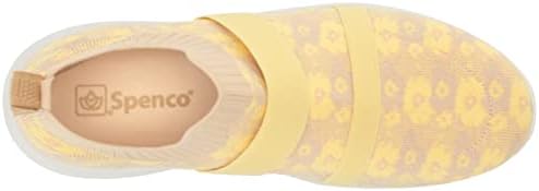Spenco Women's Karma Stretch Floral Sneaker, Almond, 8 | Image 4
