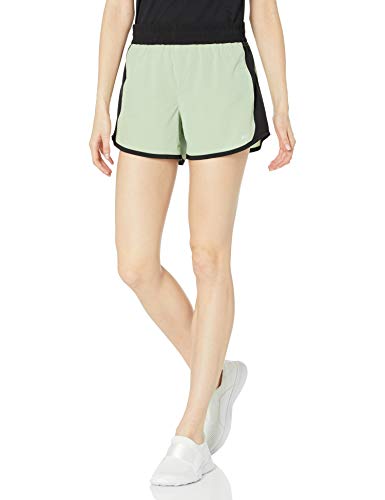 Amazon Essentials Pantalón Corto de Correr Tejido elástico de 10 cm, Verde Claro, M