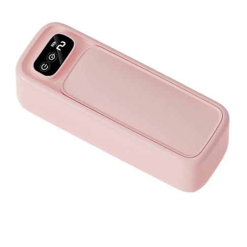 Nettoyeur de bijoux et lunettes appareil de nettoyage portable rose pour montres et bagues