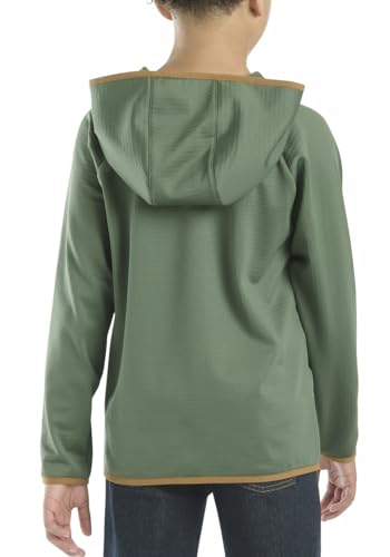 Carhartt Kid's CA8586 Force® Long-Sleeve Full Zip Sweatshirt - Youth Big Boys Medium 10/12 - Cilantro Green3