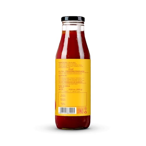 Image of Two Brothers Organic Farms Truemato Ketchup - Spicy Tomato Ketchup 300g | Naturally Made with 75% Fresh Tomatoes | No Refined Sugar | Upgraded (Pack of 2)