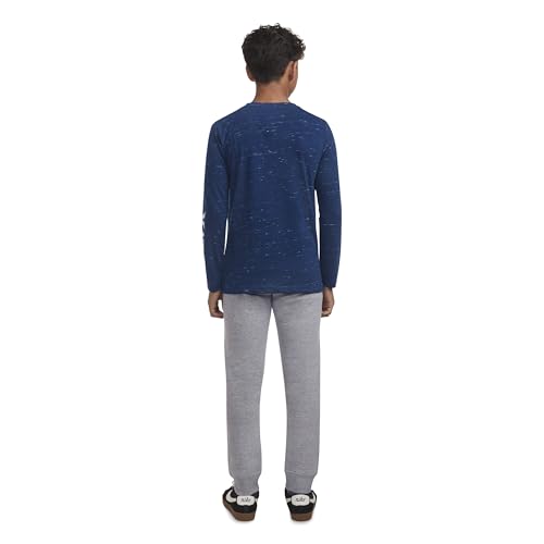 Image of Hurley boys Long Sleeve Soft Basic Cloud Slub T-shirt and Shorts 2-piece Outfit Set