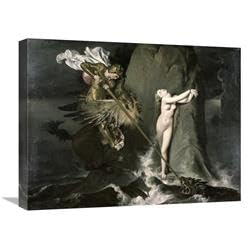 22 in. Angelica Saved by Ruggiero Art Print - Jean Auguste Dominique Ingres