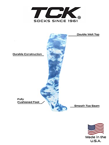 Image of Tie Dye Multisport Tube Socks Soccer Softball Volleyball for Girls Boys Women and Men Youth and Adult