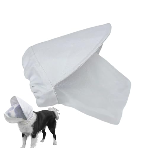 ペット用ヘッドカバー - 保護的で通気性があり調整可能なヘッドウェア,大型犬用頭部野外保護ガード - 小型中型大型用 旅行 アウトドア 散歩 クライミング キャンプ ハイキング トレーニング フィールド