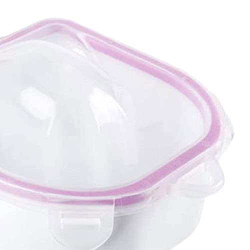 THE STYLE SUTRA® 2x Nail Soaking Bowls Dip Powder Remover Tools for Acrylic Nails Hands Salon Pink| Nail Care, Manicure & Pedicure | Nail Art Accessories