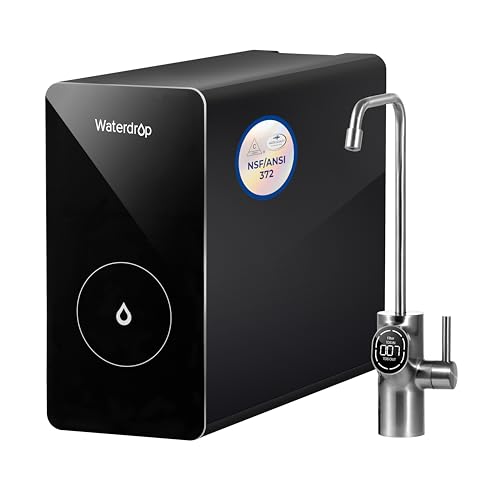 Waterdrop D6 Reverse Osmosis Water Filter, 600 GPD Under Sink Reverse Osmosis System, Reduce PFAS,...