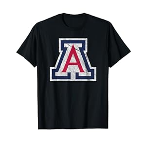 University of Arizona Wildcats Distressed Primary T-Shirt