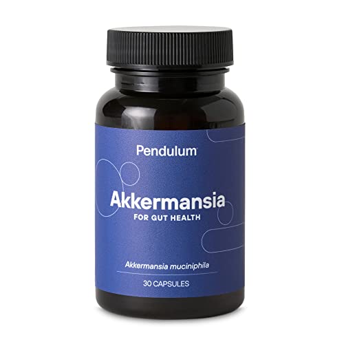 Pendulum Akkermansia - The ONLY Brand with Akkermansia - A Live Probiotic Supplement for Women and Men - Manages a Healthy Weight, Increases GLP-1, Improves Digestive Health, Includes Fiber