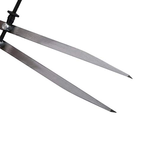 Kissbuty Spring Inside Outside Divider Caliper Set Measures 8 Inch Machinist Tools 3-Pack, 230Mm Leg Length #TOP7