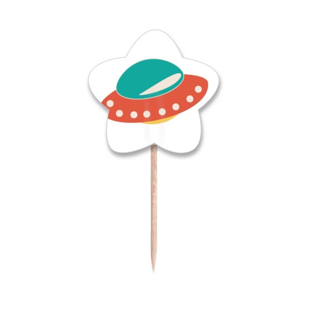UFO cupcake picks pour offrir une table d'anniversaire thématique