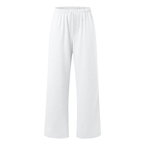 Pantalon ample graphique taille haute pour effacer l'inconfort