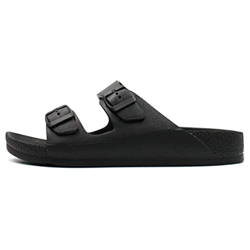 Men's Double Buckle Slides Summer Sports Sandals2