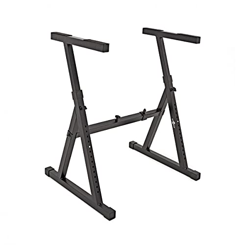 gear4music Adjustable Z-Frame Keyboard Piano Stand Max Load 40 kg