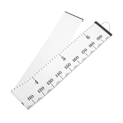 ORFOFE Medidor de Altura Infantil Lienzo de Óleo Tabla de Crecimiento Removible con Gancho Regla de Medición para Pared Nórdico Decoración Moderna para Habitación