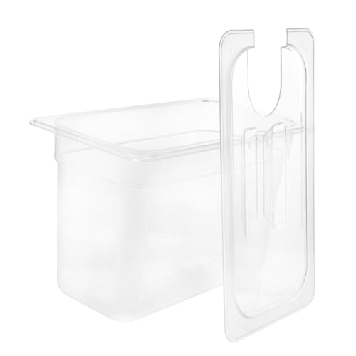 PHENOFICE Contenedor Para Olla De Cocción Lenta De 6 l Visibilidad Clara y Estructura Duradera, Apto Para Cocción Al Vacío y Almacenamiento De Alimentos Frescos En Hogar