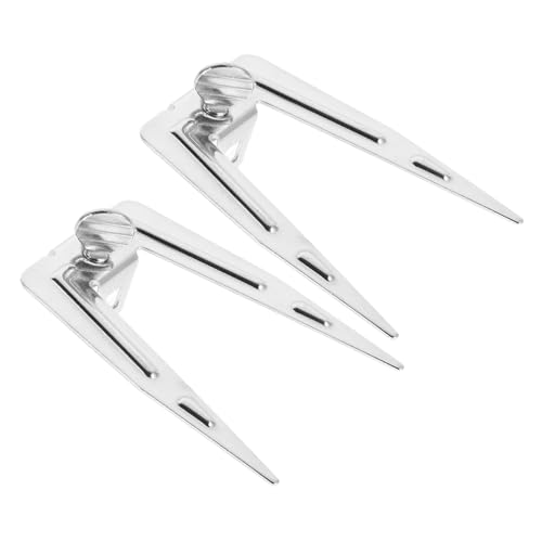 Garneck Heavy Duty Stainless Steel Forks for Air Fryer Rotisserie Bbq Chicken Fish Grill Fork Outdoor Picnic Tool