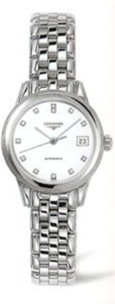 �����W�� Longines Flagship Automatic Women's Watch ���� ���f�B�[�X �r���v �y���s�A���i�z