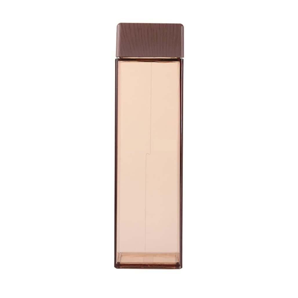Bouteille d'eau Bouteille D'eau Infuseur De Fruits De 450 Ml Sans BPA En Plastique Carré Transparent Bouteille De Boisson De Sport De Style Résistant À La Chaleur Bouteille Isotherme Gourde Sport ( Bl
