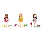 Barbie and Chelsea The Lost Birthday Playset with Chelsea Doll (Blonde, 6-in), Jungle Pet, Floatie and Accessories, Gift for 3 to 7 Year Olds
