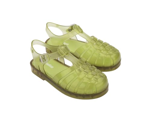 Image of mini melissa Possession Jelly Fisherman Sandal for Toddler and Kids | Iconic Fisherman Jelly Sandal for Toddlers & Girls, Adjustable Buckle, Waterproof, Bubblegum Scent, Play & Dress Shoes
