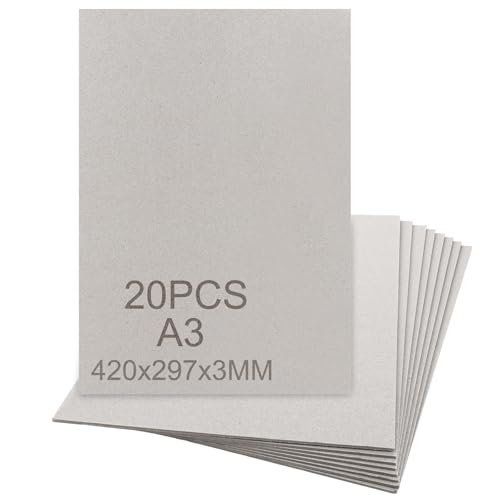 Carton gris A3 3mm carton de reliure et panneau rigide pour maquette