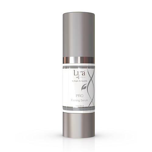Lira Clinical PRO Firming Serum - Tightening Serum for Face - Corrects Lines & Wrinkles - With Botanicals, PSCs, Peptides, Gold & Silver - Glowing for Normal, Sensitive, Dry Skin - 1 fl oz