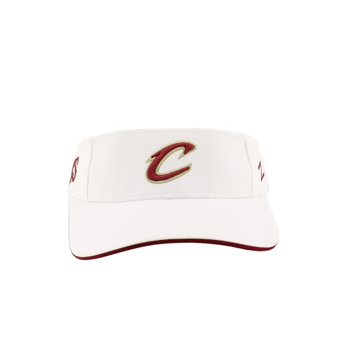 Image of ZHATS NBA Unisex-Adult NBA Officially Licensed Visor Impact White