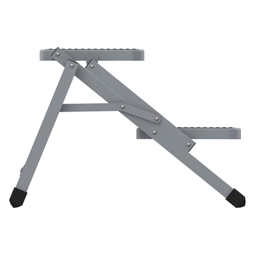 Doppeltrittstufe klappbar Camping Trittstufe Wohnwagen Wohnmobil Einstiegshilfe faltbar bis 150kg