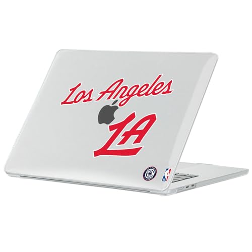 Coque MacBook Air 13.6 NBA Clippers coque transparente anti-rayures pour ordinateur A2681 A3240