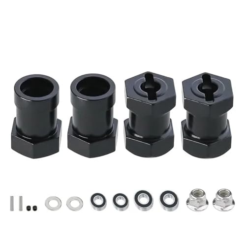 Adaptateur moyeu hexagonal roue 12mm pour rouler en Tamiya WR02 dans le sable