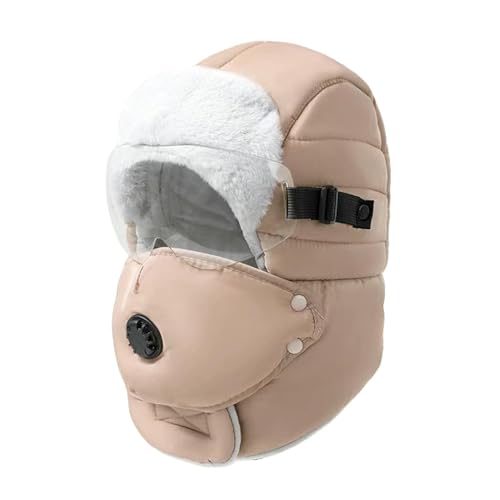 Bonnet femme hiver coupe-vent en coton stretch double épaisseur