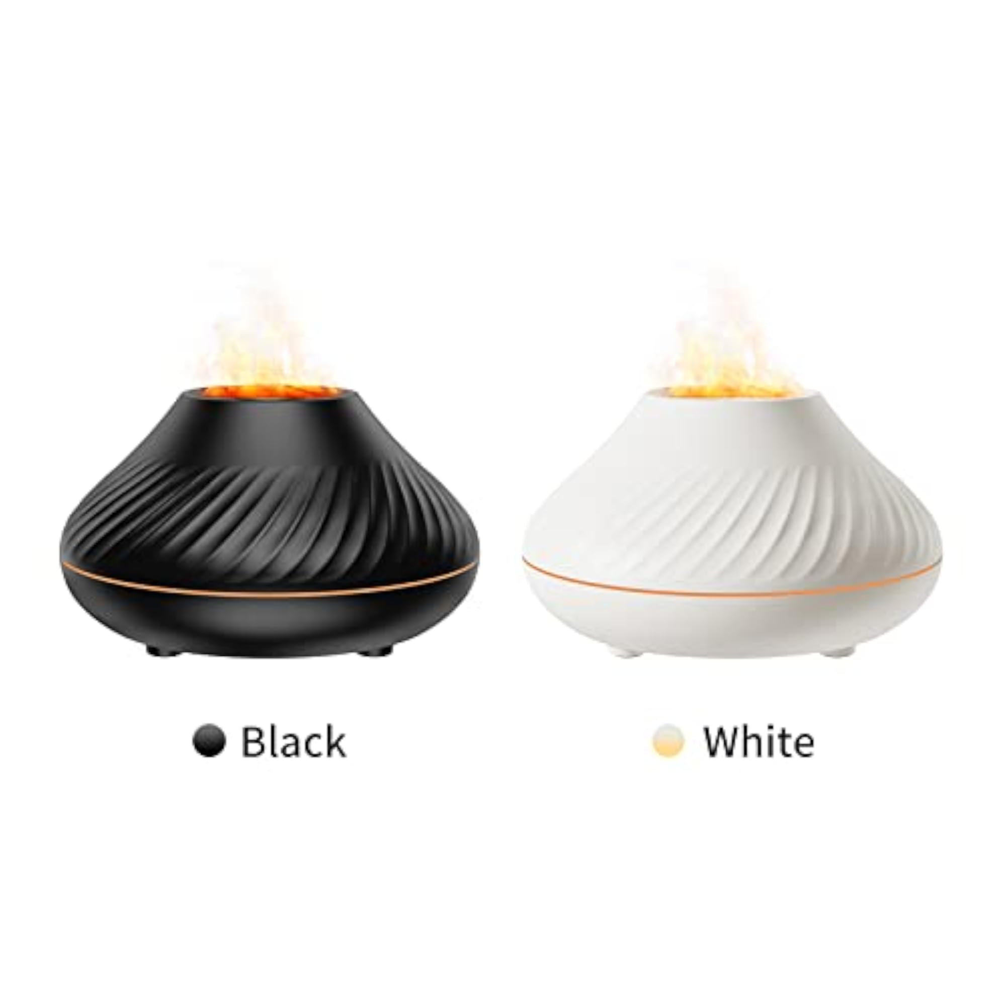 Flame Mist Aromatherapy Diffuser with 7 Night Lights