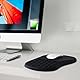 EooCoo Ergonomisches Mauspad, Mousepad mit Handauflage & Massage-Noppen, Gaming Memory-Schaum Mausmatte mit Rutschfester PU-Basis, für Schmerzlinderung, für Alle Maus Laptop, PC (300x200 mm)