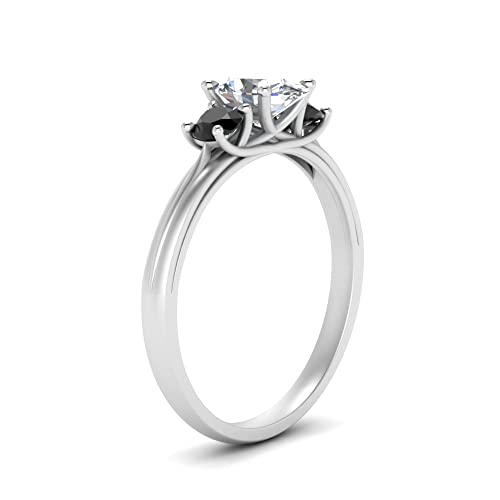 Image of Choose Your Gemstone Classic Three Stone Ring 925 Sterling Silver Oval Shape 3 Stone Engagement Rings Everyday Jewelry Wedding Jewelry Handmade Gifts for Wife US Size 4 to 12