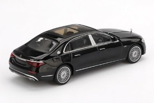 Mini GT Mercedes-Maybach S680 1:64 negro miniatura 2