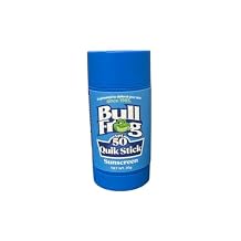 Bullfrog Quik Stick Sunscreen SPF 50 | Oxybenzone & Octinoxate Free | Broad Spectrum Moisturizing UVA/UVB, 1oz