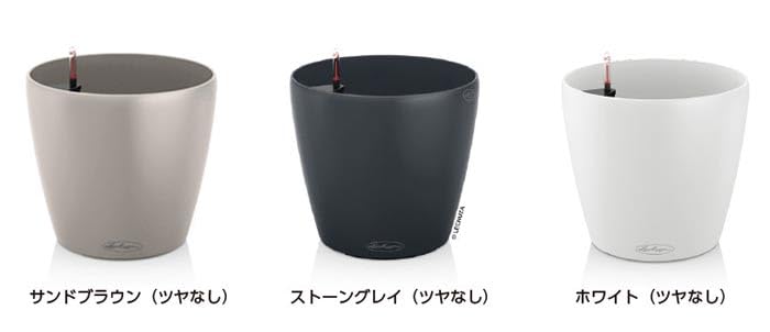 レチューザ ラウンド28 サンドブラウン 底面給水型軽量プランター
