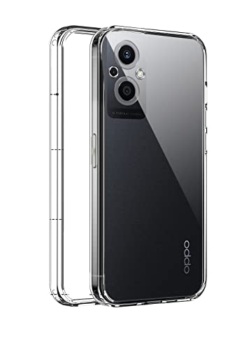 Image of Rubber Back Cover for Oppo CPH2455 / Oppo F21sPro 5G - Transparent