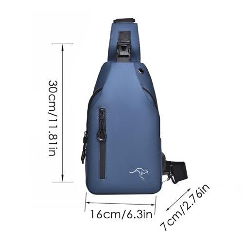 Evita robos y carga tu móvil con esta mochila de pecho para hombre 5