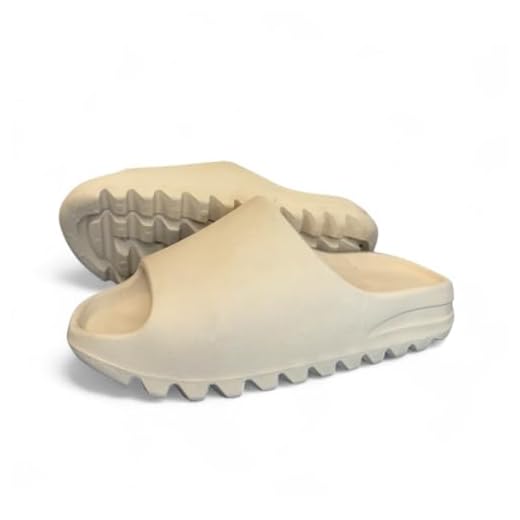 Chinelo Sandália Nuvem Slide Retro Ortopédico EVA Macio Leve Confortável Unissex Original (Bege, BR, Adulto, Faixa Numérico, 38, 39)