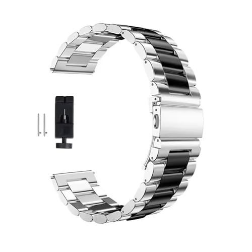 22mm 20mm ^ohASamsung Galaxy Watch 7A6A5A4A40mmA44mmA46mmA5ProA45mm XeXX`[XgbvAAmazfit BipAHuawei GT4 ƌ݊B(Silver blac